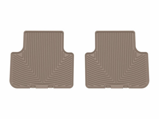 WeatherTech 17-25 Audi Q7 2nd Row Rear All-Weather Floor Mats - Tan
