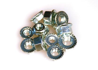 ARP M10 x 1.25 Locking Flange Nut Kit (10 pack)