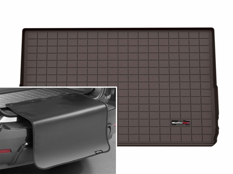 WeatherTech 25-26 Ford Expedition Max Trunk Cargo Liner w/Bumper Protector 2pc - Cocoa
