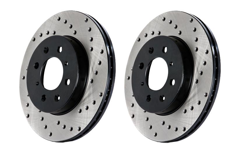 Centric 03-04 Audi RS6 Drilled Left Front OE Design Brake Rotor