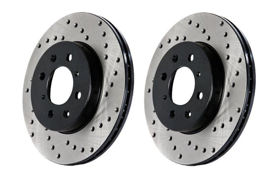 Centric 03-04 Audi RS6 Drilled Right Rear OE Design Brake Rotor