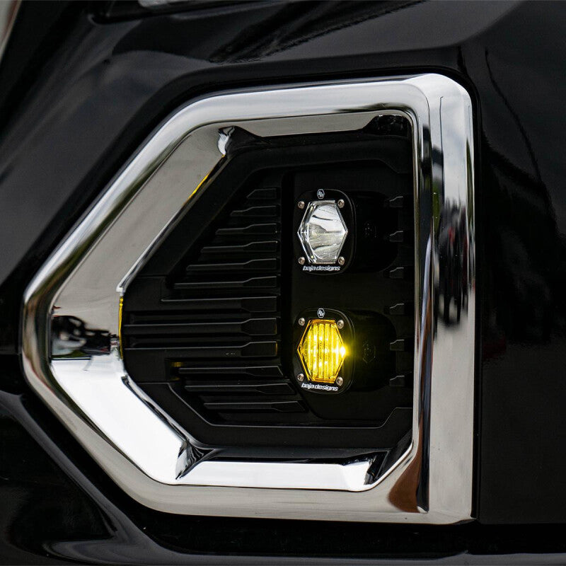 Baja Designs 19+ GMC 1500 S1 Fog Pocket Mount Kit Clear Spot / Amber Wide Cornering