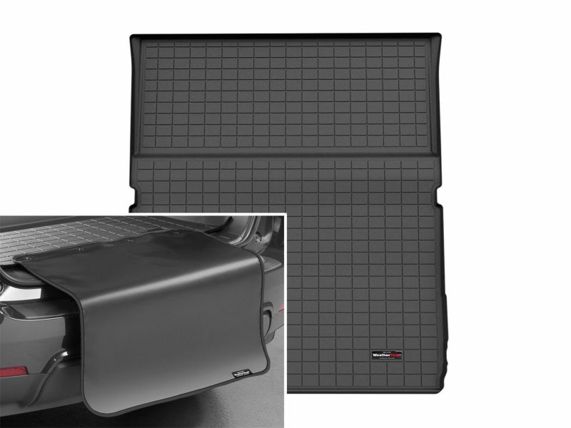 WeatherTech 25-26 Ford Expedition Max Trunk Cargo Liner w/Bumper Protector 2pc - Black