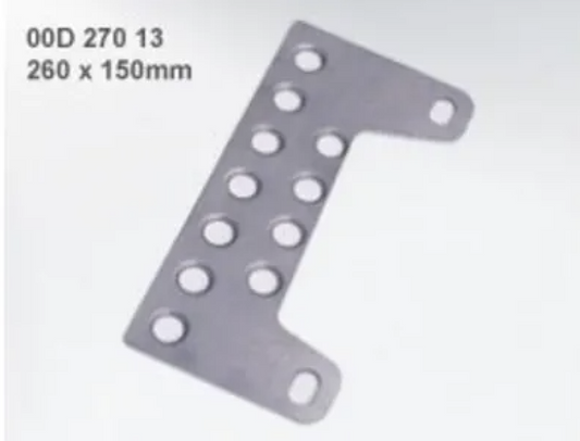 Cusco Roll Cage Universal Center B-Pillar Fixing Plate Kit (260mm x 150mm) Welding Required