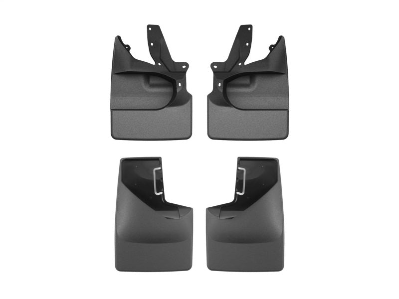 WeatherTech 21-25 Ford Bronco Bumper Style 2 Front & Rear Mudflaps - Black