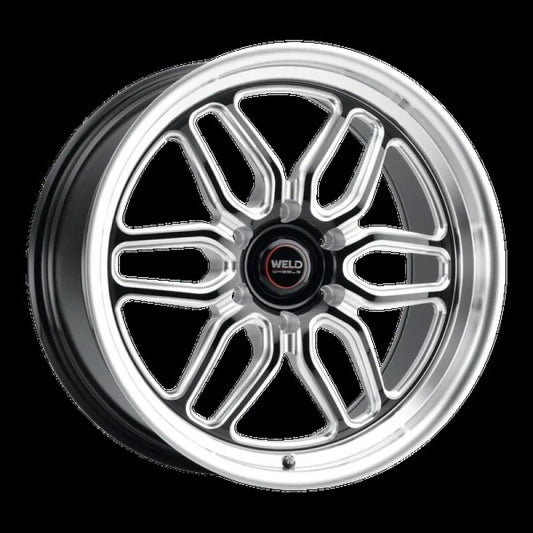 Weld Racing 20x10 Laguna 6 Drag 6x139.7 ET38 BS7.00 Gloss BLK MIL DIA 106.1
