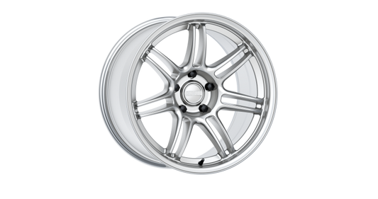 Kansei K17H Seven 19x9.5in / 5x114.3 BP / 22mm Offset / 73.1mm  Bore - Hyper Silver