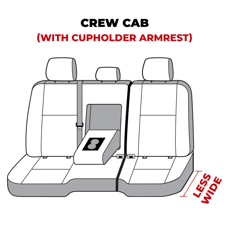 Covercraft 11-24 Dodge Ram Carhartt Super Dux SeatSaver Custom Second Row Seat Covers - Black