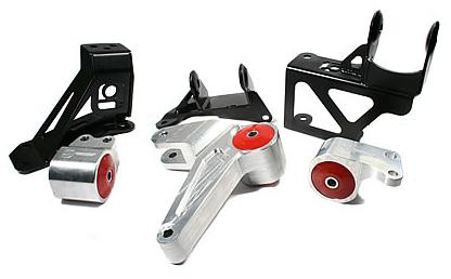 Innovative 92-95 Civic K-Series Silver Aluminum Mounts 75A Bushings (Not K24 Trans)